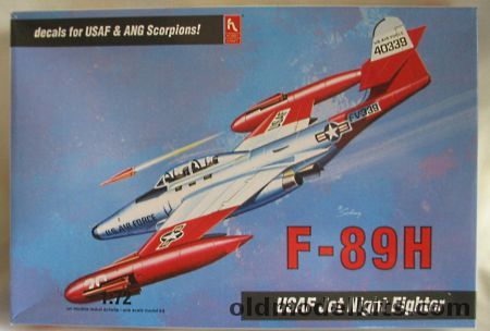 Hobby Craft 1/72 Northrop F-89H Scorpion - USAF or Pennsylvania ANG, HC1376 plastic model kit